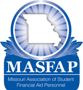 masfap logo state of missouri and letters MASFAP in blue